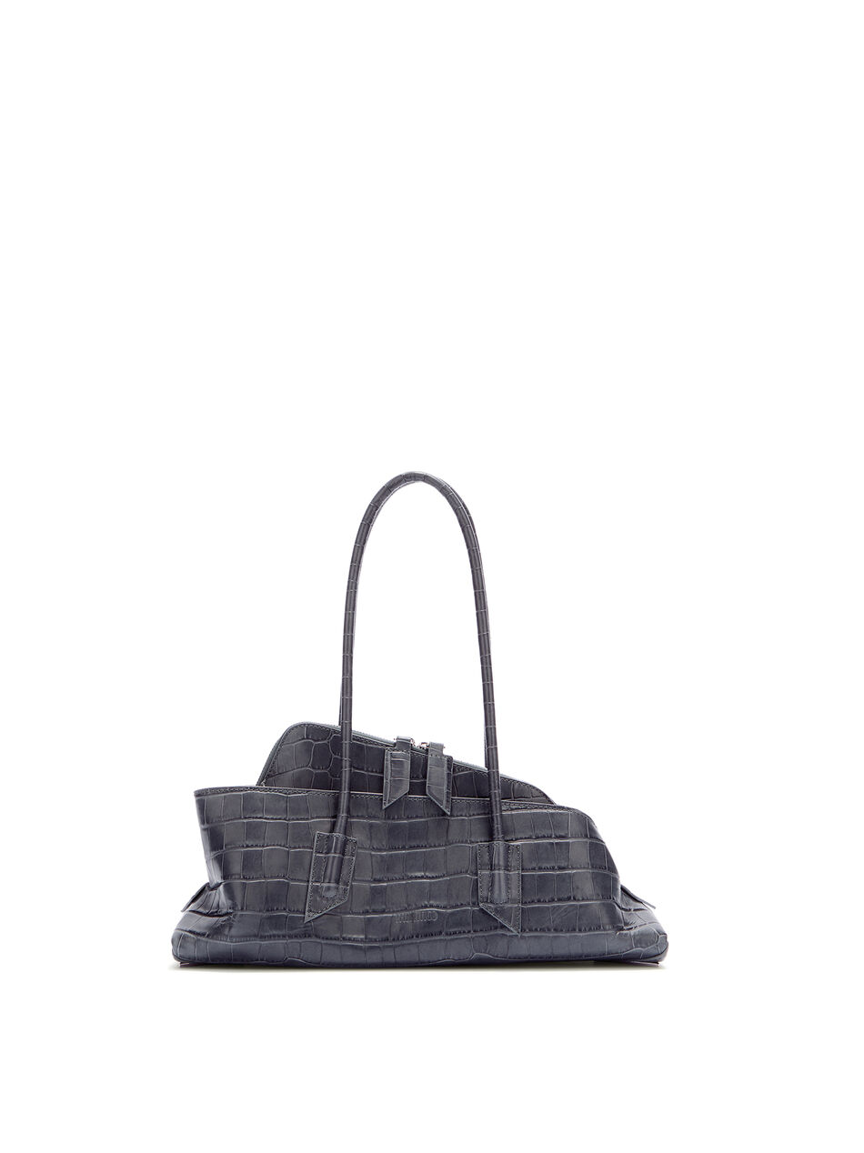 THE ATTICO ''La Passeggiata Small'' dark grey top handle DARK GREY 260WAH00058LBT021PR233