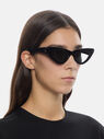 THE ATTICO ''Dora'' black sunglasses  229WAS19MET2372