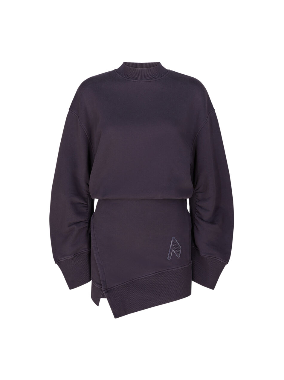 THE ATTICO ''Ivory'' dark violet fade mini dress Blue/violet fade 242WCA162JF01662