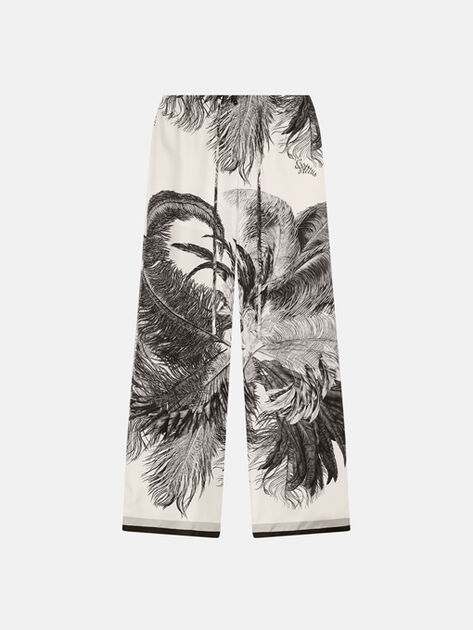 THE ATTICO White and black long pant WHITE/BLACK 260WCP00258SSS026PR020