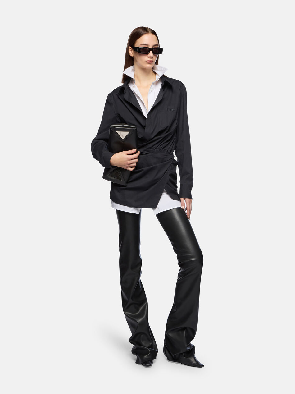 THE ATTICO Black and white mini dress Black/white 260WCA00458CCE002AA414