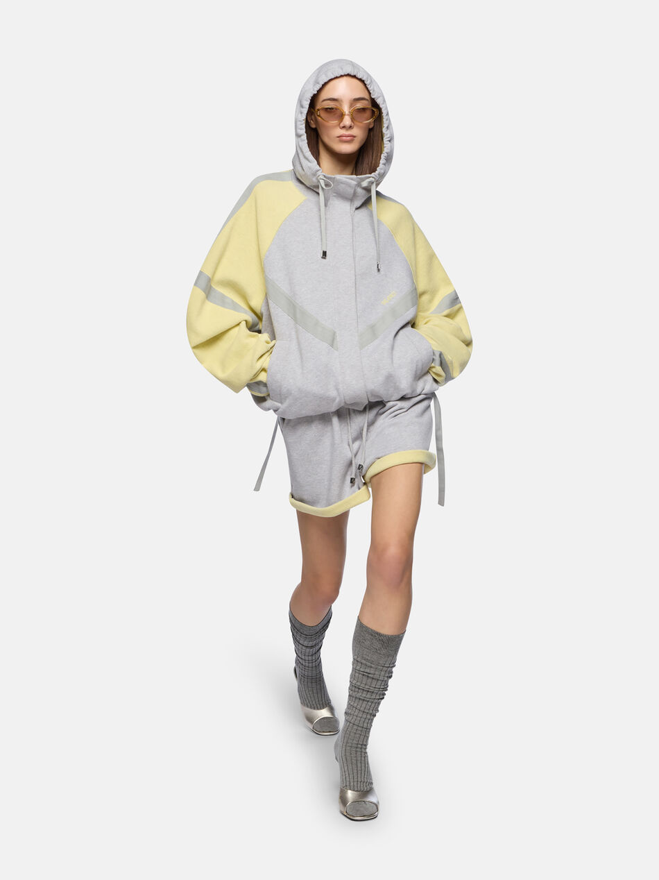 THE ATTICO Grey and honey short pant Grey/honey 260WCQ00013JJF007AA841