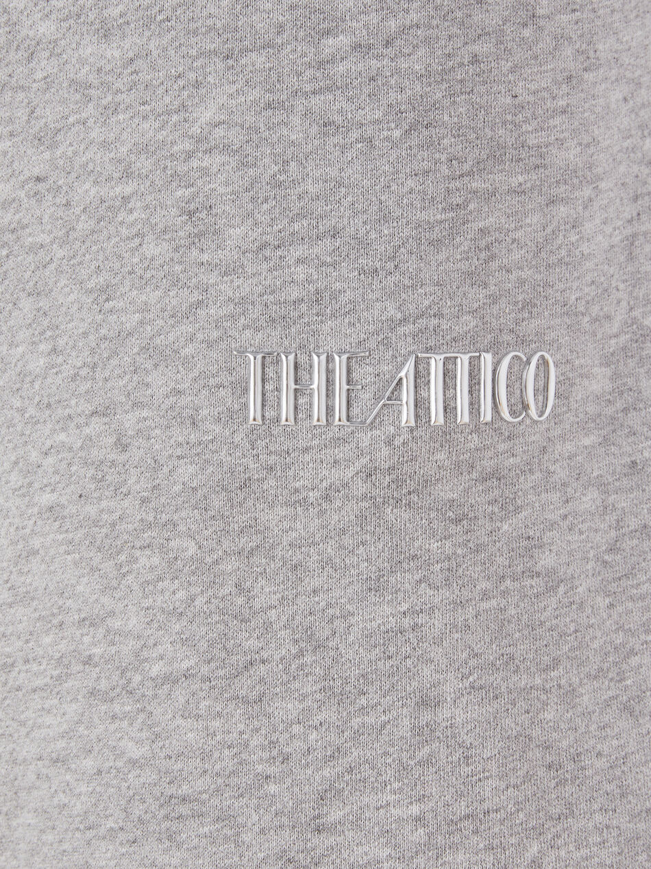 THE ATTICO ''Penny'' melange grey long pants Light grey melange 241WCP34JF03183