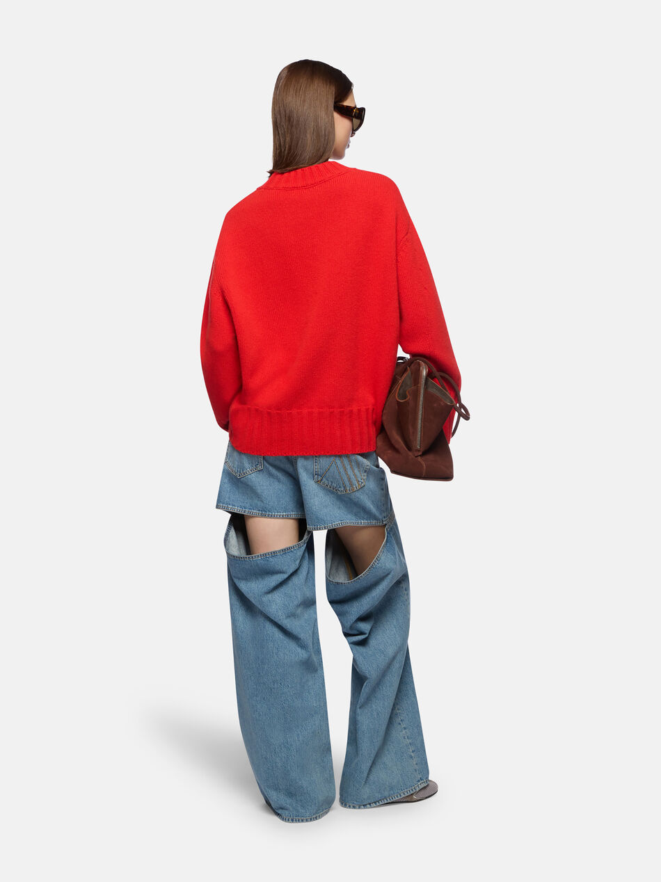 THE ATTICO Red sweater RED 260WCK00126KWS011AA010