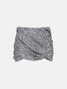THE ATTICO Silver mini skirt SILVER 236WCS158E071002