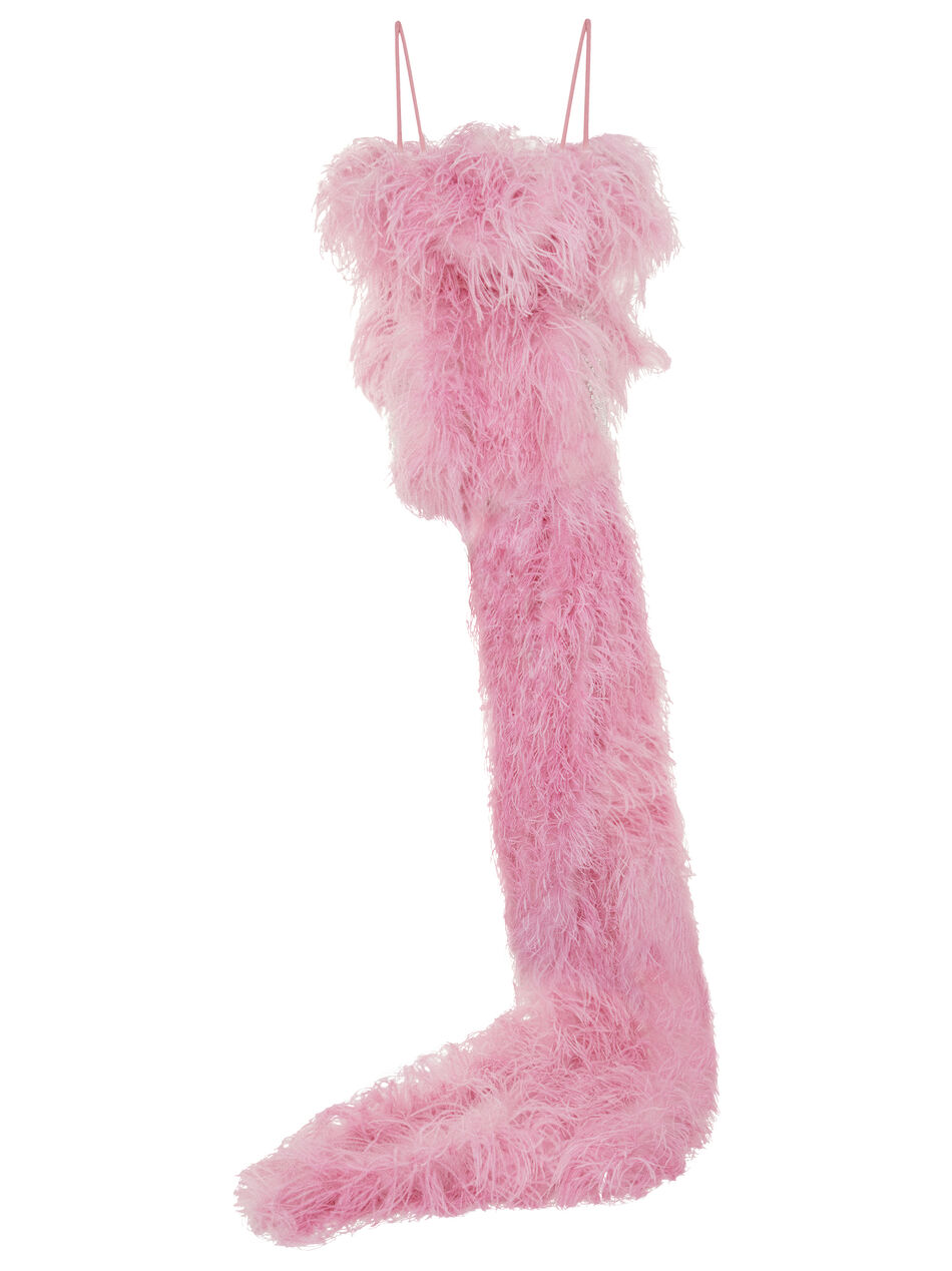 THE ATTICO ''Betul'' pink mini dress PINK 226WCW51H125026