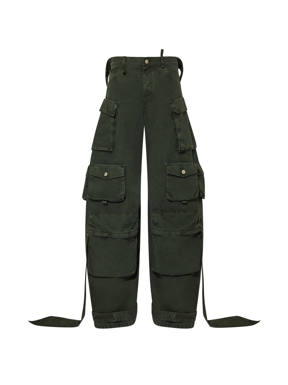 THE ATTICO Ivy green long pants Ivy Green 246WCP180C093152