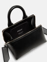 THE ATTICO ''Friday'' black mini handbag