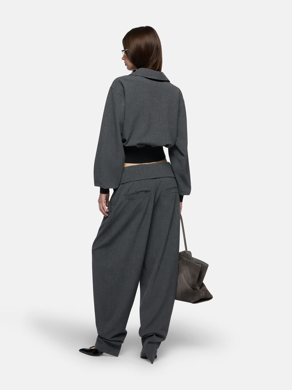 THE ATTICO Grey blouse GREY 251WCE00004PLL007AA084