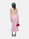 THE ATTICO ''Beath'' sugar pink midi dress  231WCM52V058432