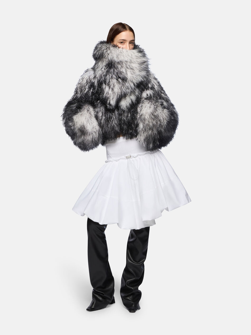 THE ATTICO White and black bomber WHITE/BLACK 260WCB00081LBT149SP020