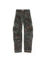 THE ATTICO 'Fern' stained green camouflage long pants stainde green camouflage 236WCP84D022238