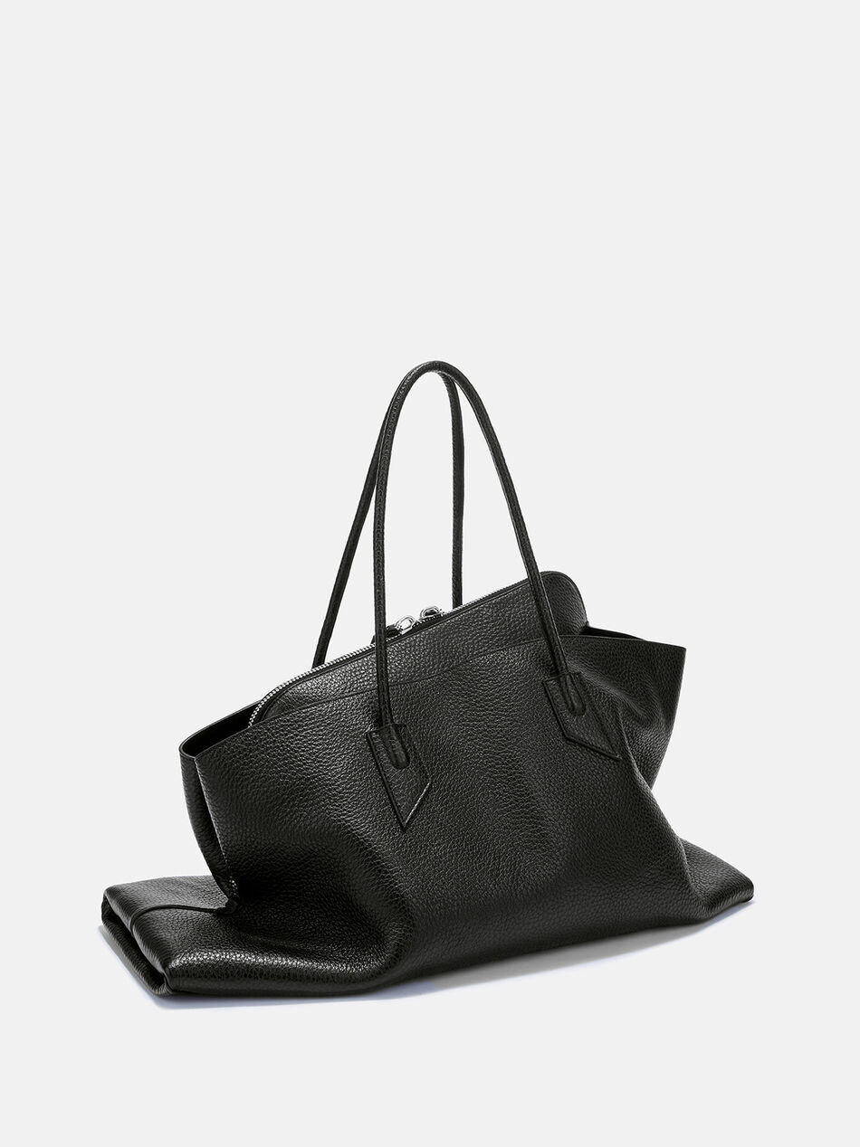 THE ATTICO ''La Passeggiata Large'' black top handle Black 250WAH00057LBT117AA100