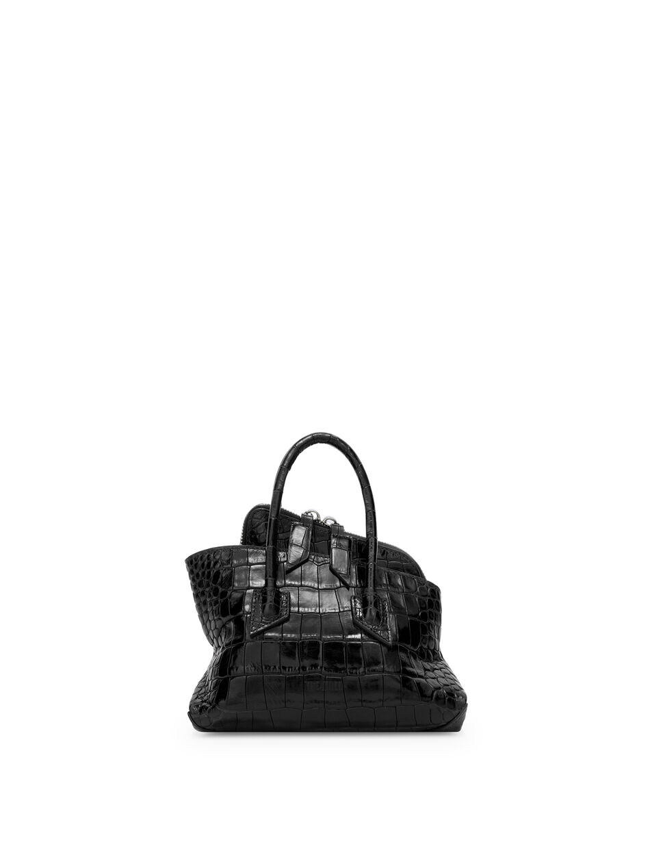 THE ATTICO ''La Passeggiata Mini'' black top handle Black 260WAH00063LBT155PR100