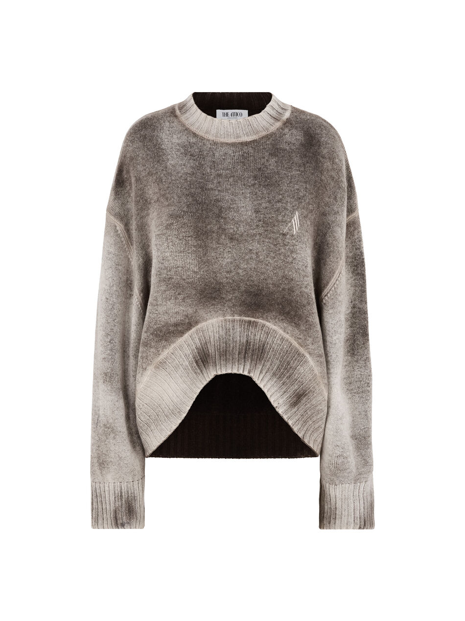 THE ATTICO Taupe sweatshirt taupe 250WCK00107KWS002SS215