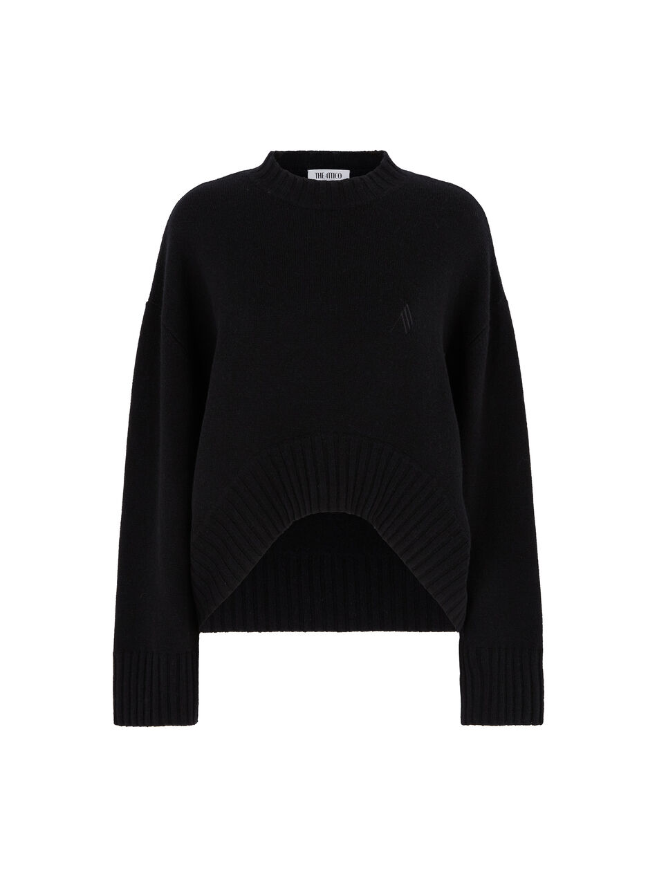 THE ATTICO Black sweater BLACK 250WCK00107KWS002AA100