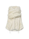THE ATTICO White short fur coat WHITE 246WCB55FUR5001