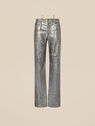 THE ATTICO Silver long pants SILVER 246WCP158L094D002