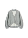 THE ATTICO Melange grey sweatshirt light grey melange 236WCF10JF03183