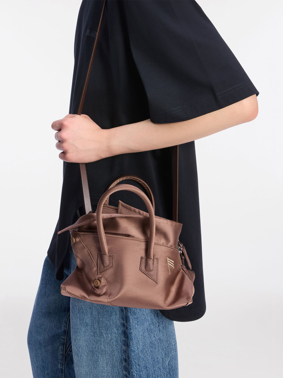 THE ATTICO ''La Passeggiata Mini'' Faded Brown Top Handle FADE BROWN ATTWAH00063EEE106PW126
