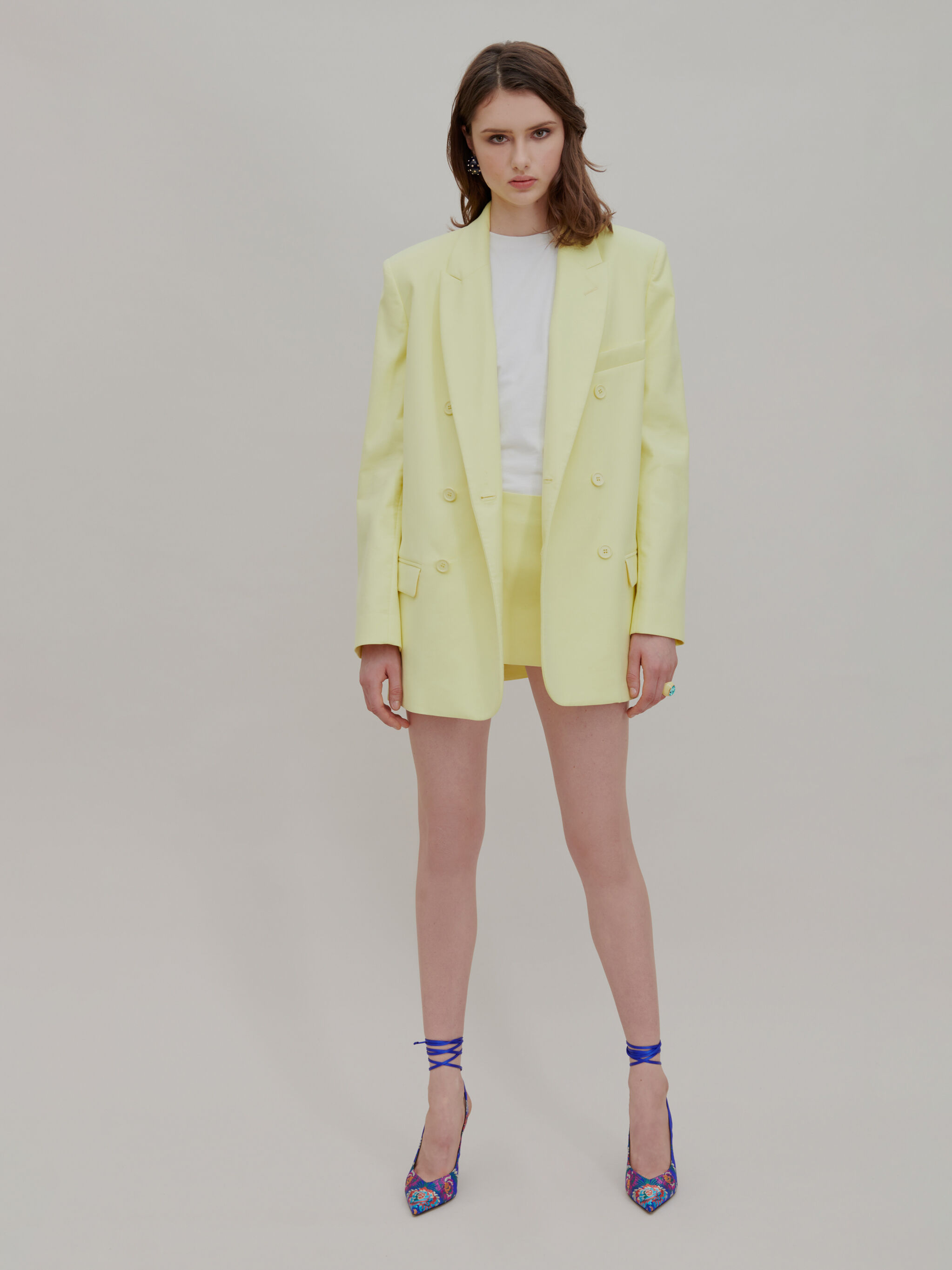 pale yellow blazer