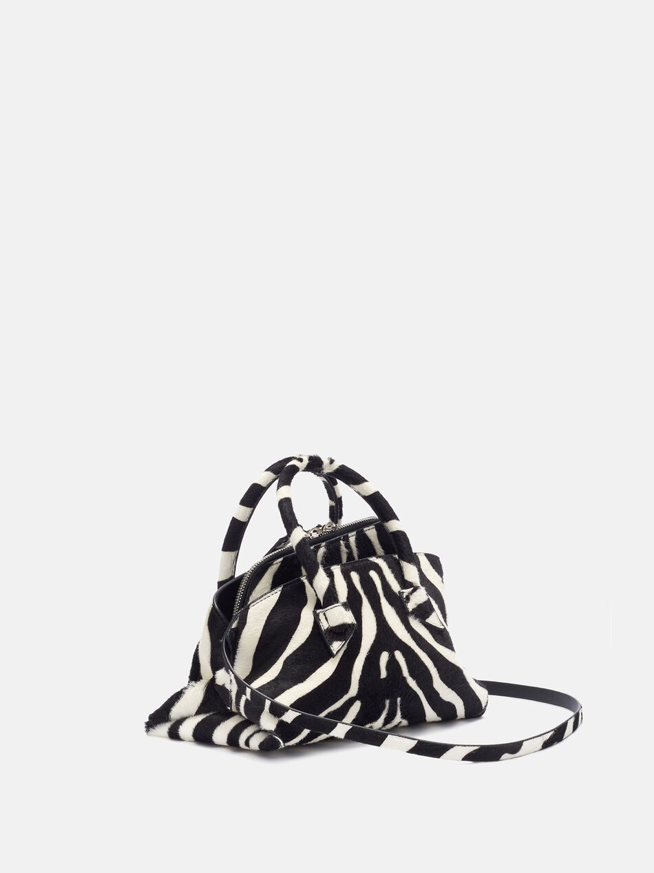 THE ATTICO ''La Passeggiata Mini'' white and black top handle WHITE/BLACK 260WAH00063LBT156PR020