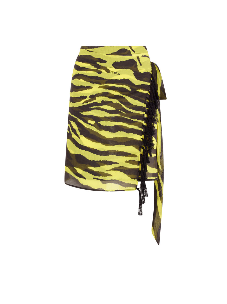 THE ATTICO Black and yellow pareo BLACK/YELLOW 260WCR00139CCC134PR166