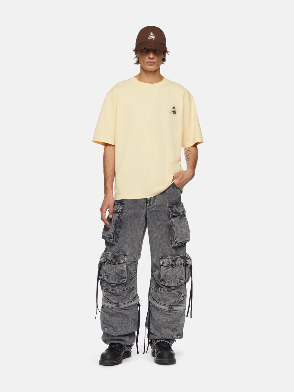 THE ATTICO The Attico Sant Ambroeus ivory t-shirt Ivory SPFWCT219J034507