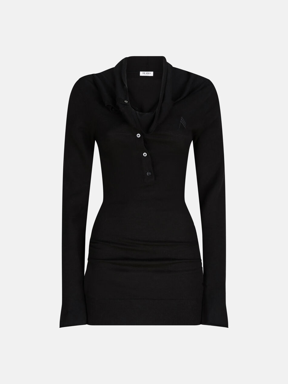 THE ATTICO Black mini dress Black 251WCA00442KWS008AA100