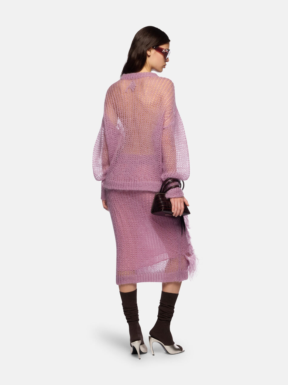 THE ATTICO Light mauve sweater Light mauve 260WCK00132KMX002FS864