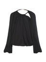 THE ATTICO ''Karen'' black blouse