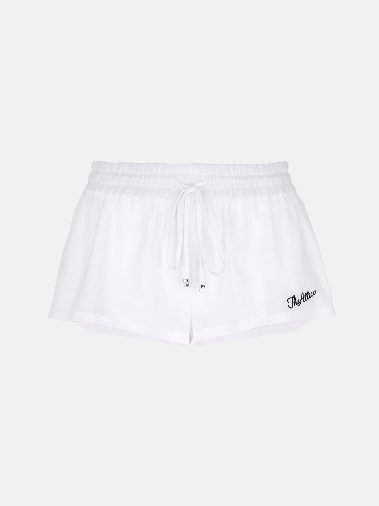 Shop Attico White Short Pants