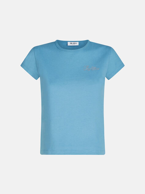 THE ATTICO Blue t-shirt BLUE 251WCT00357JJJ025AA015