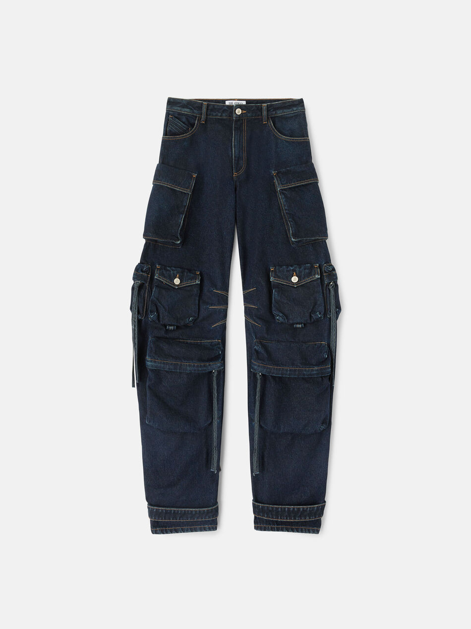 THE ATTICO ''Fern'' dark blue long pants dark blue 237WCP84D062240