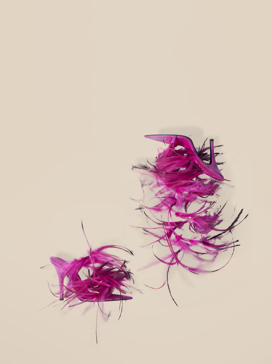 THE ATTICO ''Judy'' sandal mismatched fuschia FUCHSIA 246WS804L001F008