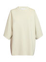 THE ATTICO "Cara" beige t-shirt  212WCT50C029198