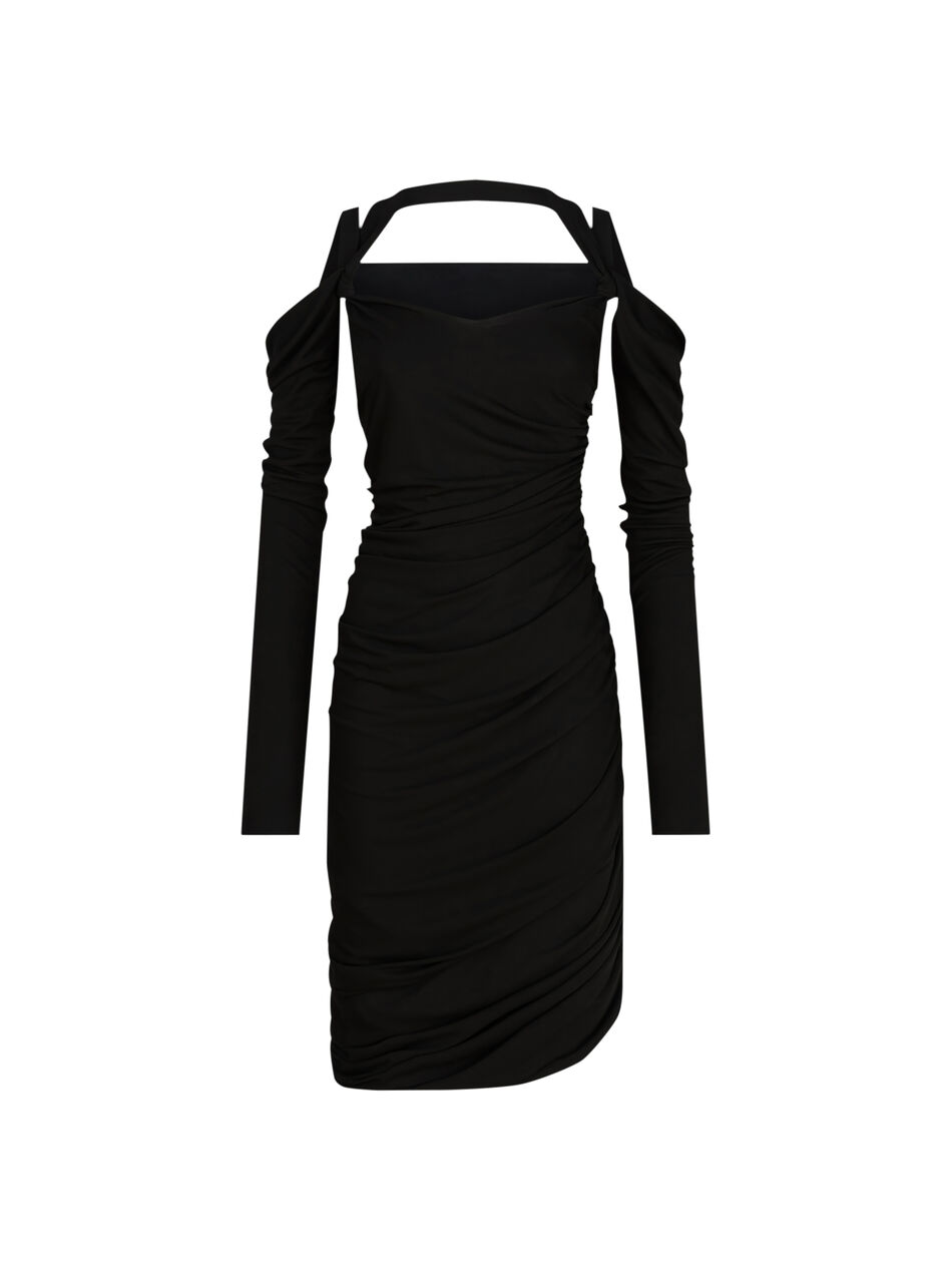 THE ATTICO Black midi dress Black 251WCW00248VVV105AA100