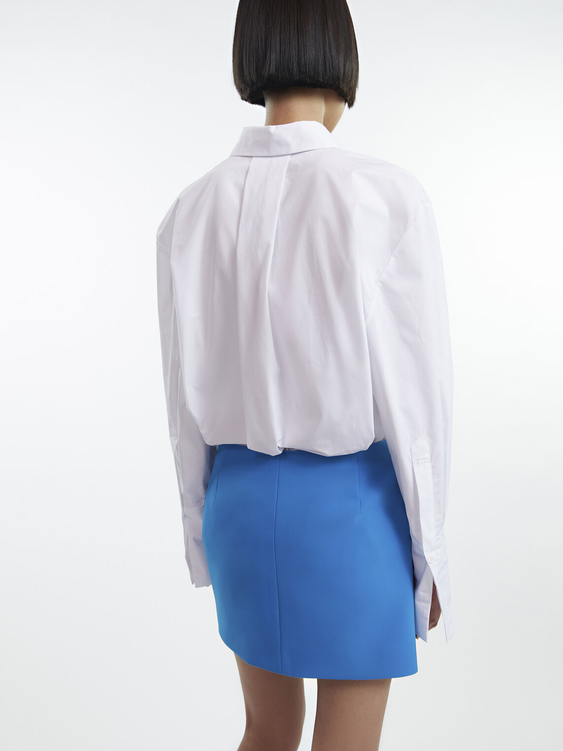 THE ATTICO Turquoise mini skirt 3