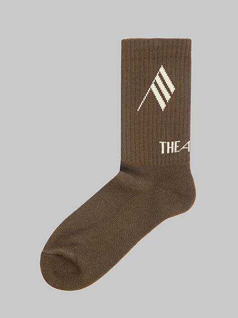 THE ATTICO Army bicolor sponge short socks ARMY 212WAK01C030201