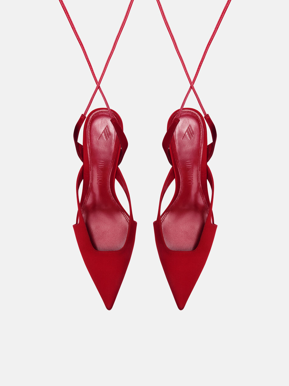 THE ATTICO ''Diane'' red slingback RED 260WSH00894EEE106AA010