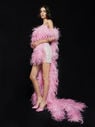 THE ATTICO ''Betul'' pink mini dress