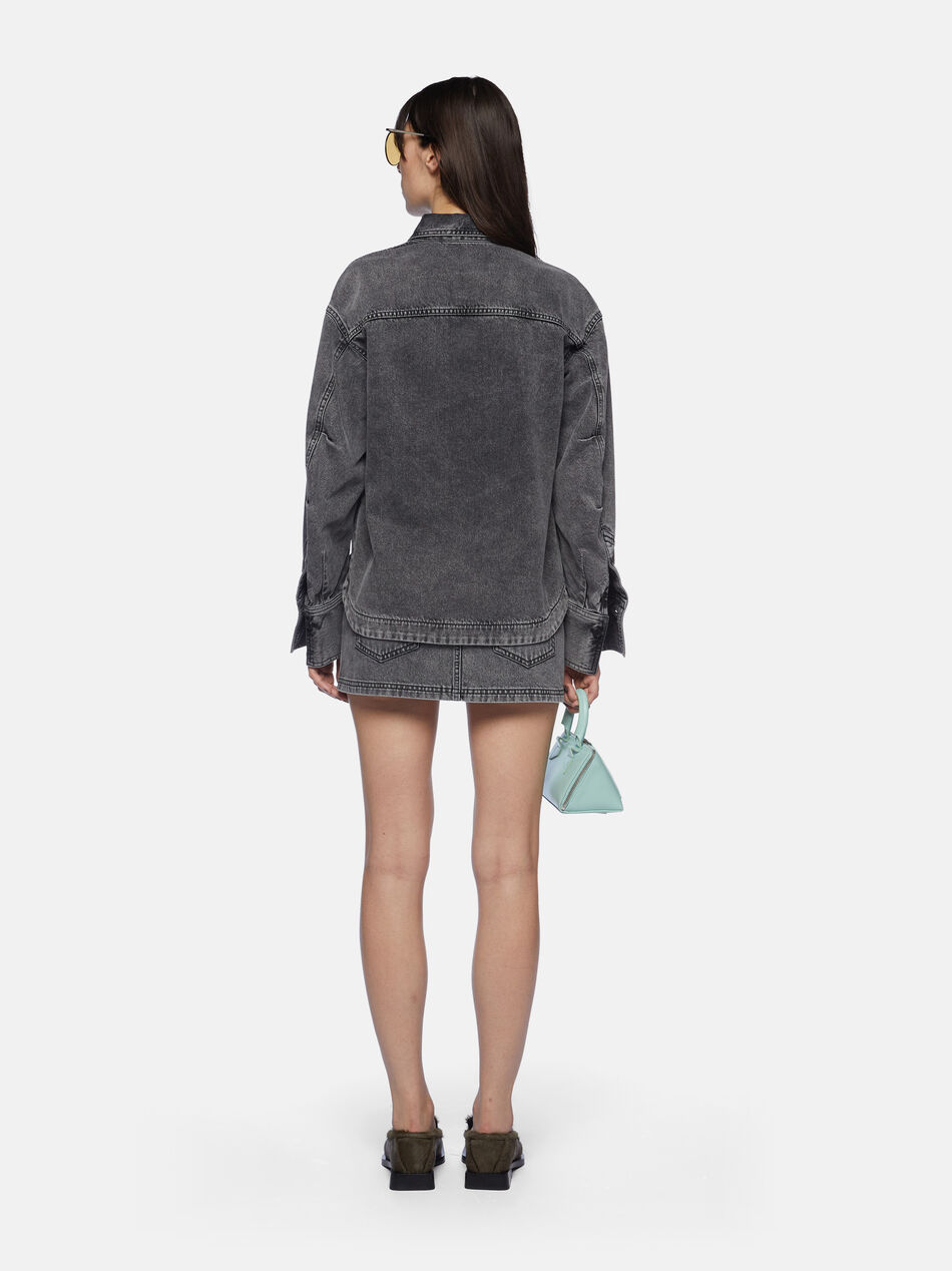 THE ATTICO "Eliza'' black shirt BLACK 250WCB00074DDD104AA100