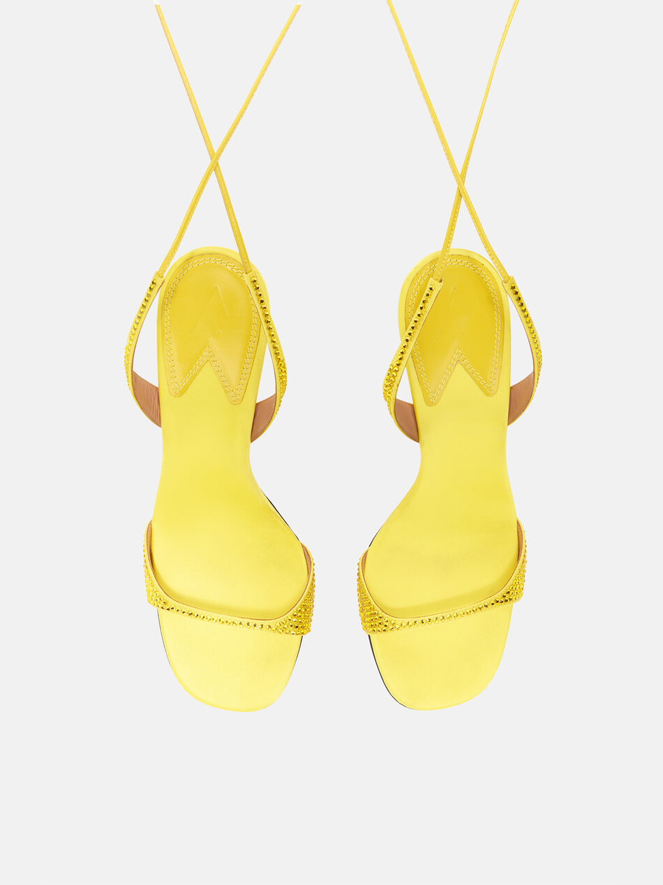 THE ATTICO ''Ora'' yellow sandal YELLOW 260WSH00899EEE106AA032