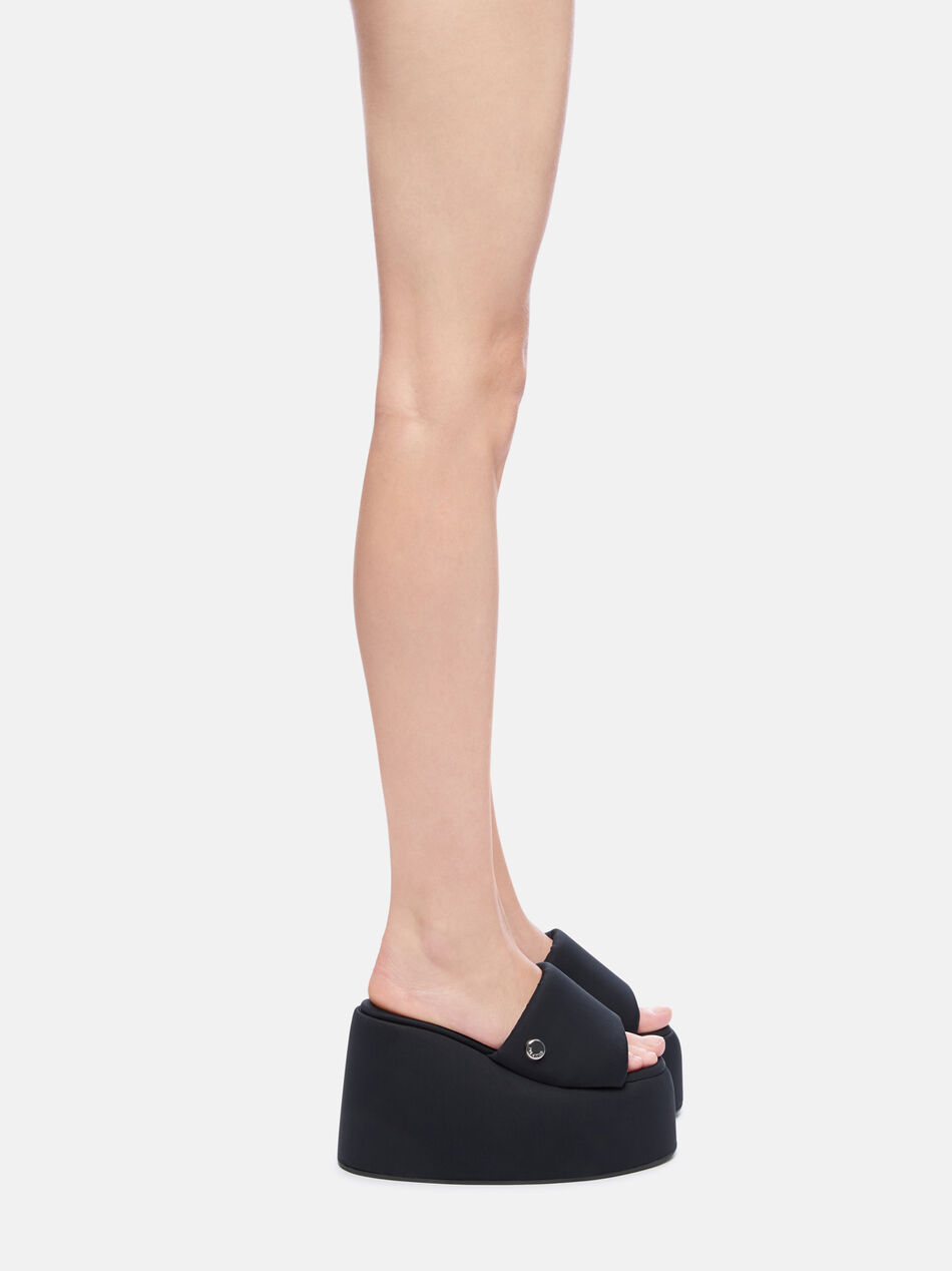 THE ATTICO "Mochi" black flatform Black 260WSH00905PAA113AA100