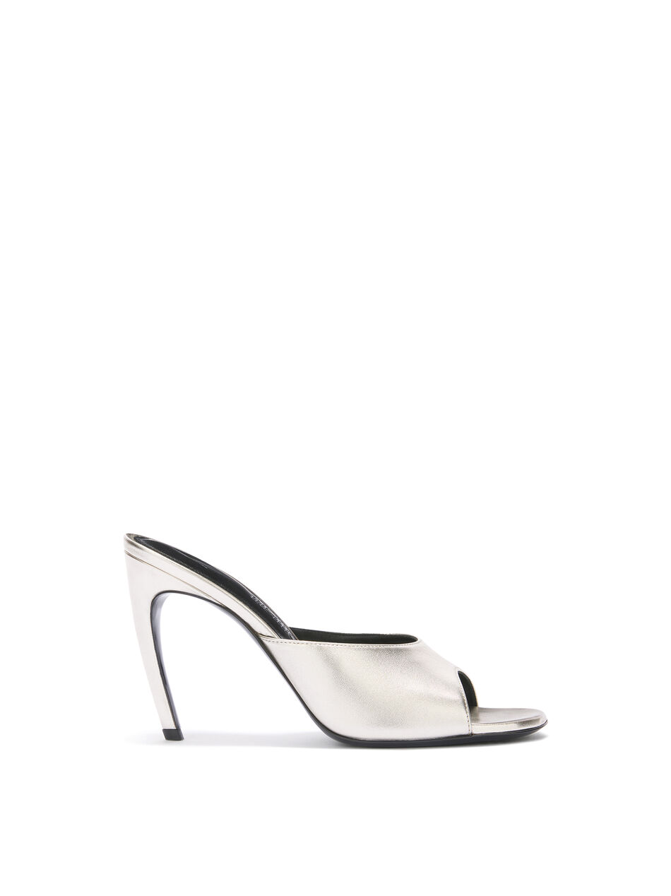 THE ATTICO ''Betta'' mule silver SILVER 260WSH00886LBT112AA002