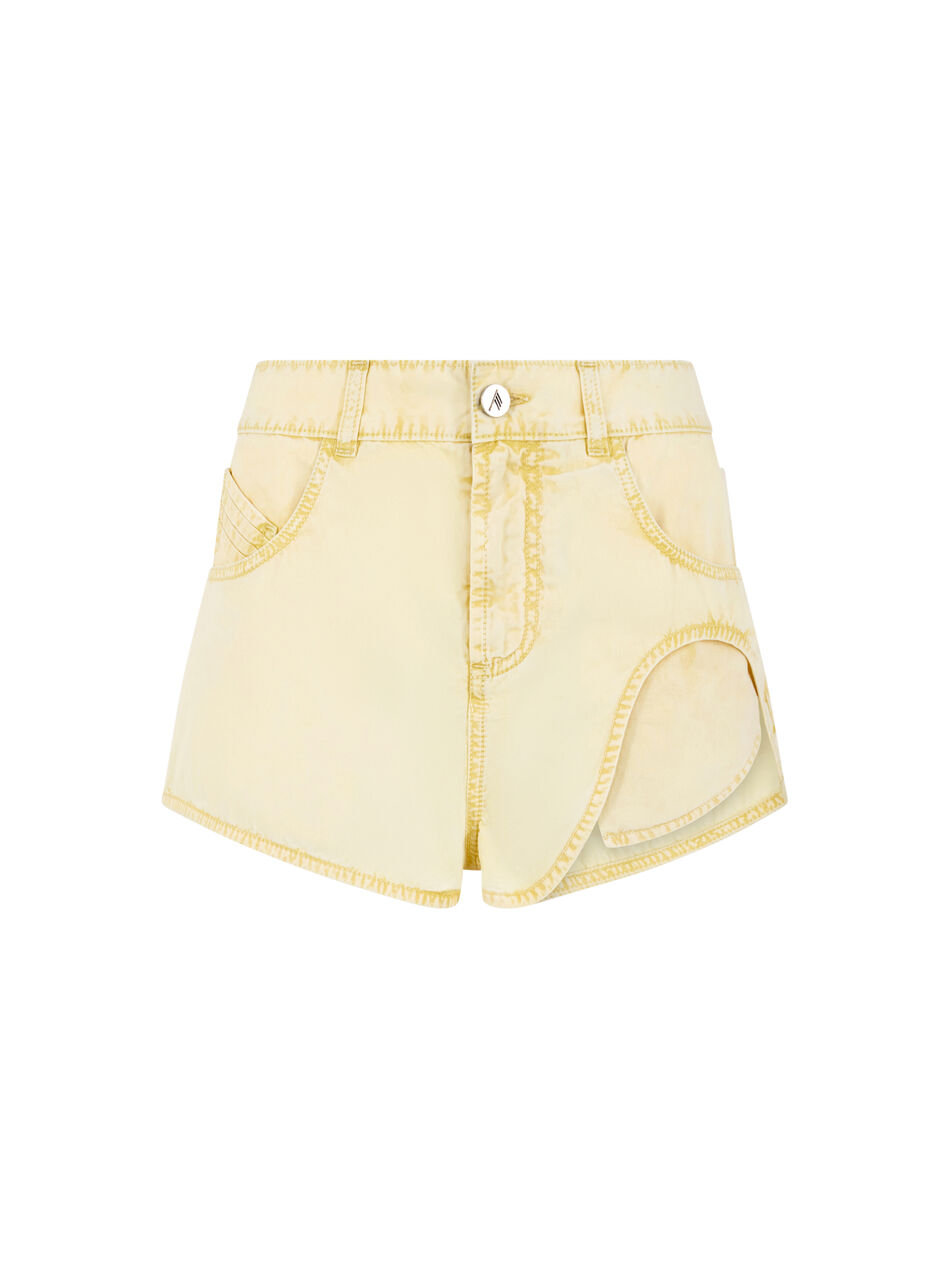 THE ATTICO Pale yellow shorts PALE YELLOW 260WCQ00018DDC098AA044