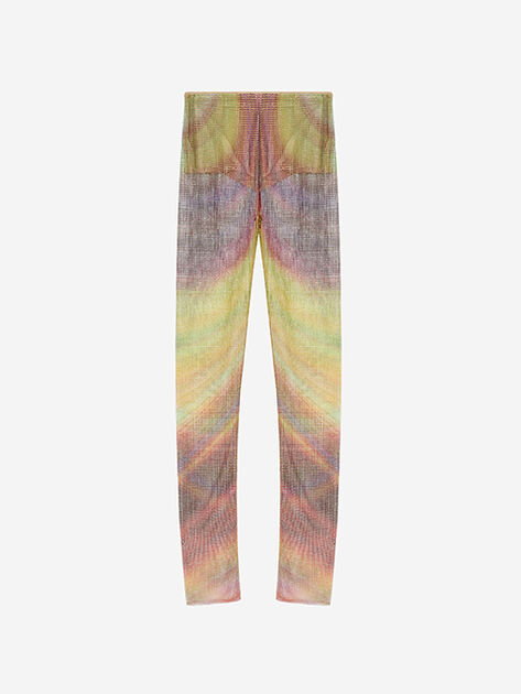 THE ATTICO ''Anemone'' multicolor pants Optical multicolor shades 226WCP68T007314
