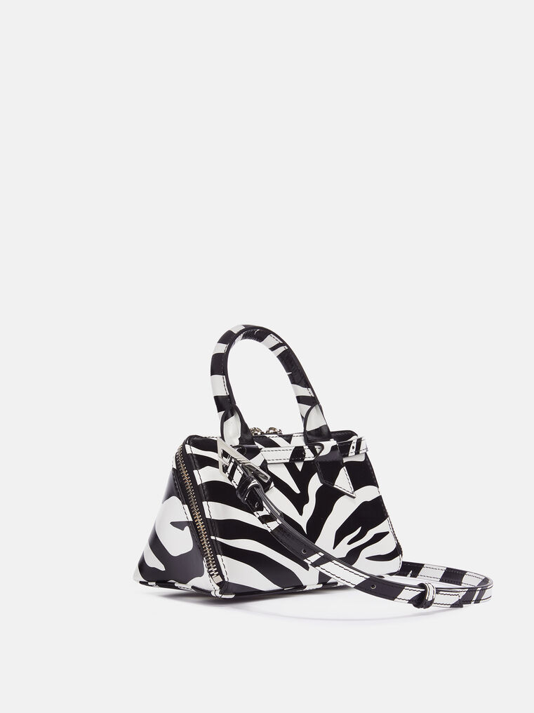 ATTICO MINI BAG ''FRIDAY'' WHITE E BLACK