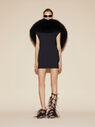 THE ATTICO Black mini dress BLACK 246WCA292E100F100