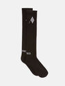 THE ATTICO Black and white long length socks Black/white 236WAK02C030414